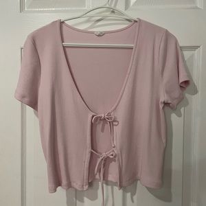 Artizia only tie front t-shirt